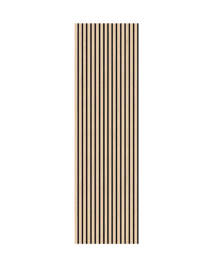 Keçeli Akustik Lambiri Panel - White Oak - 60x260x2cm